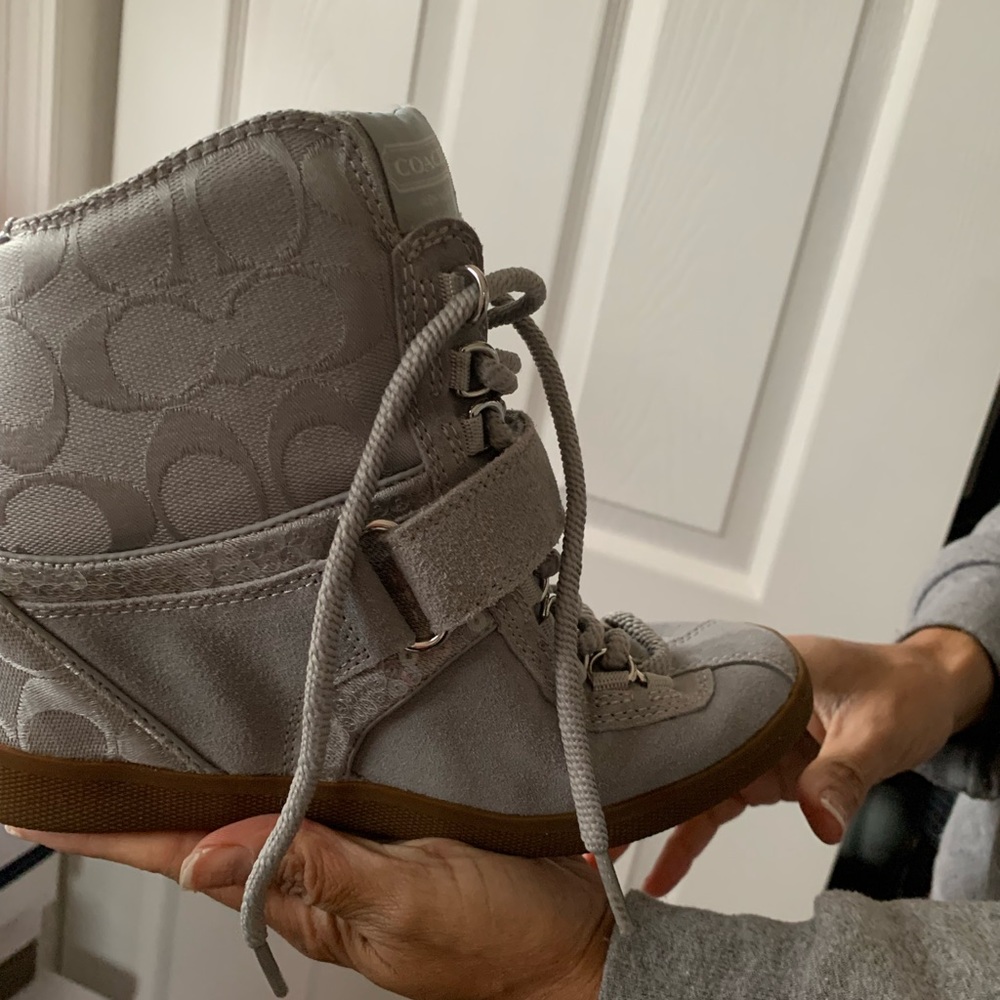 Coach wedge sneakers